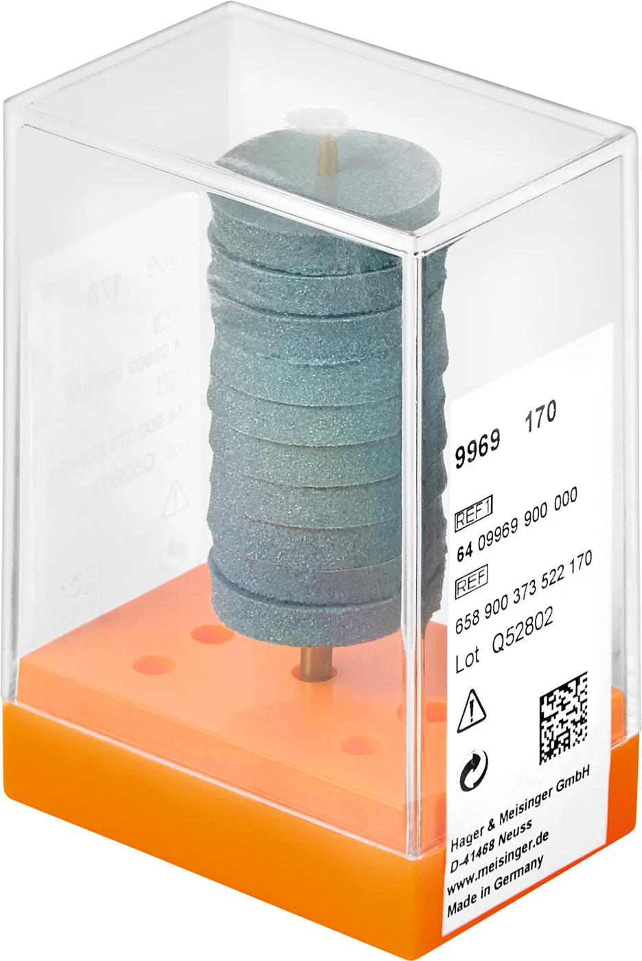 Universalpolierer 9969 Packung 10 Stück unmontiert, grün, Figur 373, 3 mm, ISO 170