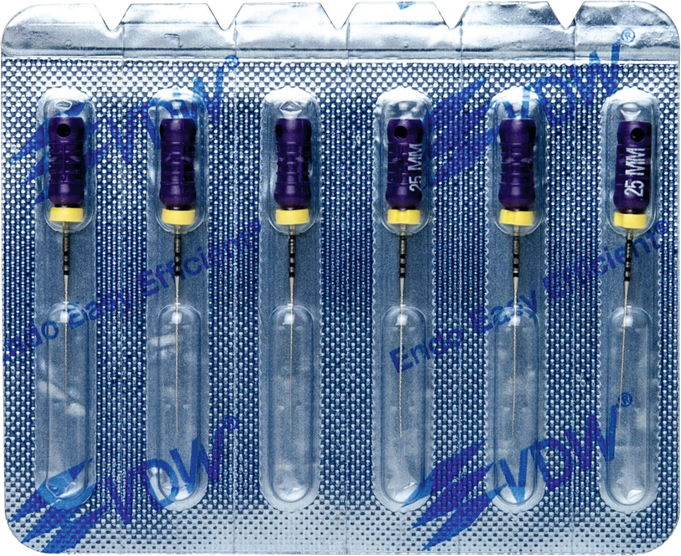 STERILE Hedstroem Feilen Blisterpackung 6 Stück 25 mm ISO 010