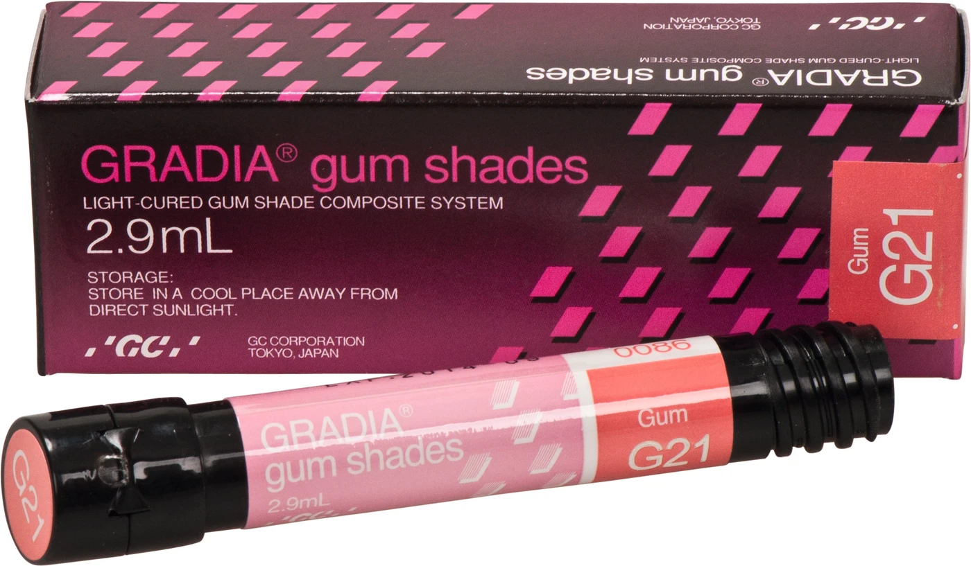 GC GRADIA® gum shades Spritze 2,9 ml Paste gum shades G21