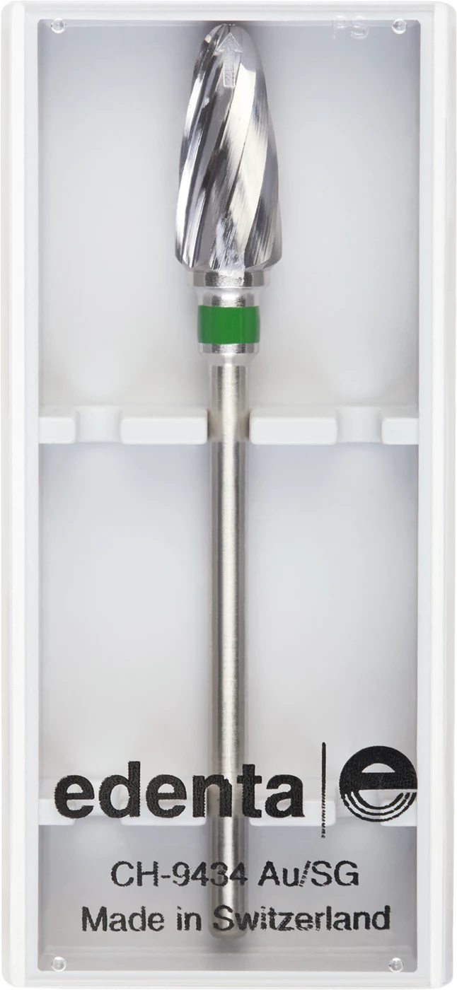 HM-Fräser Schliff 80 Stück Einfachverzahnung grün grob, HP, Figur 274, 14 mm, ISO 060