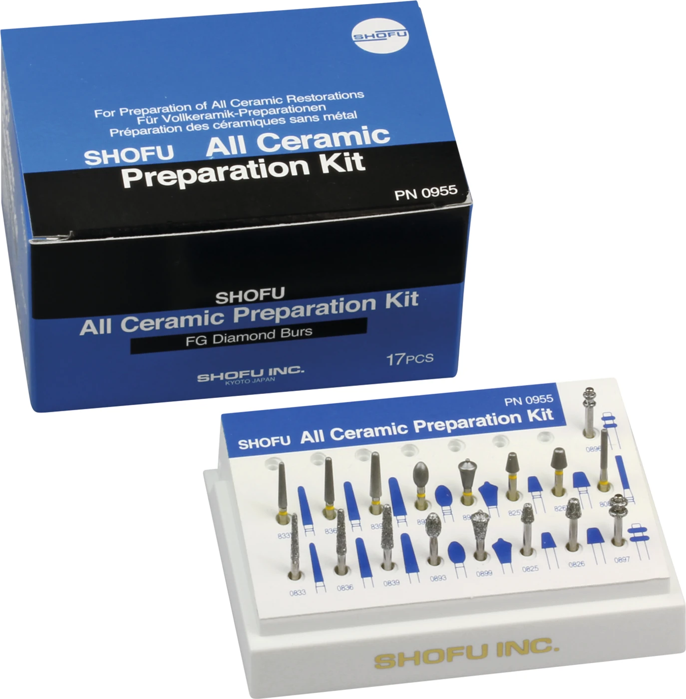All Ceramic Preperation Kit Kit 17 Stück All Ceramic Preperation Kit Kit 17 Stück