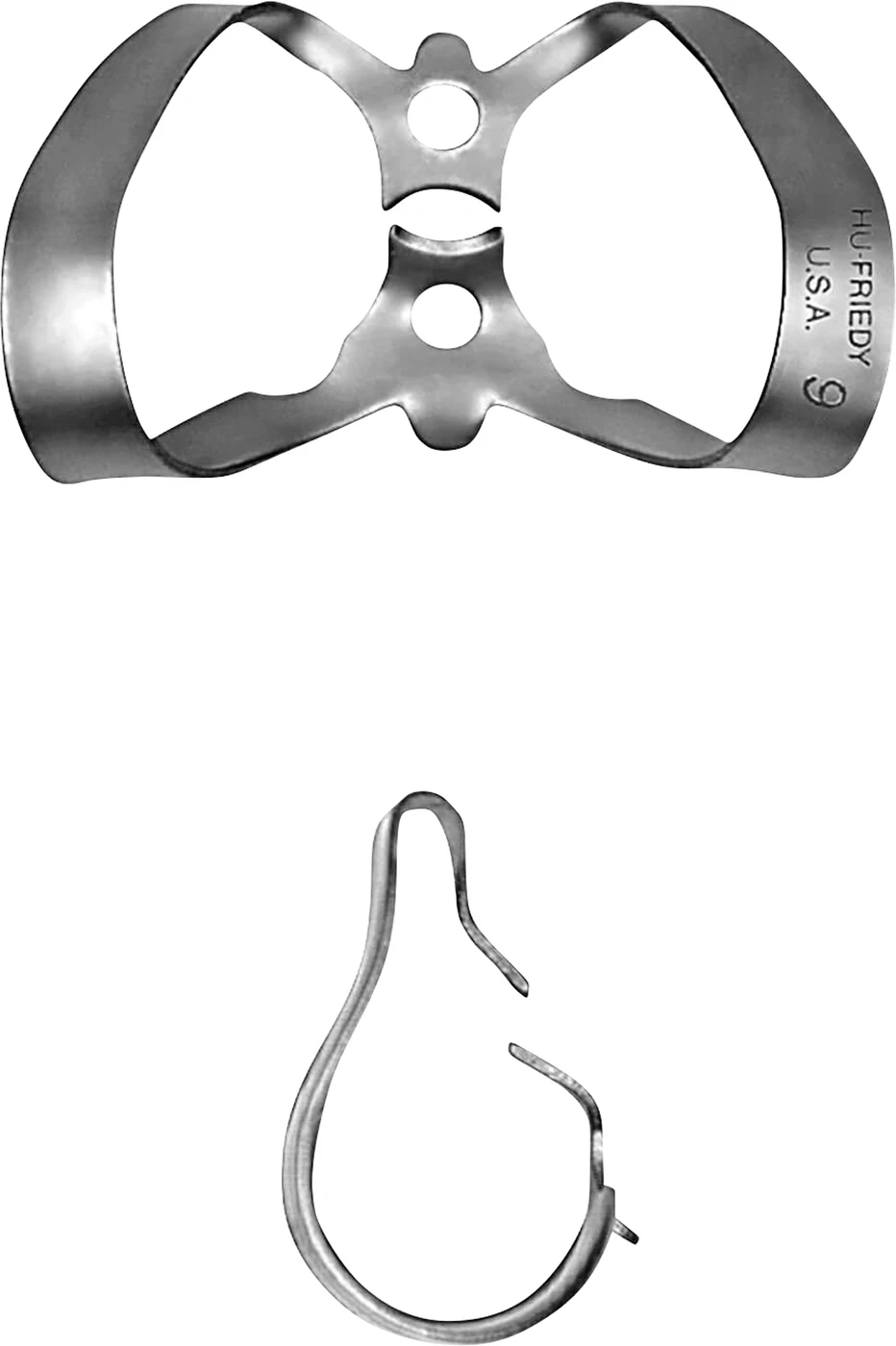 Kofferdam-Klammern Stück Front #9 RDCM9