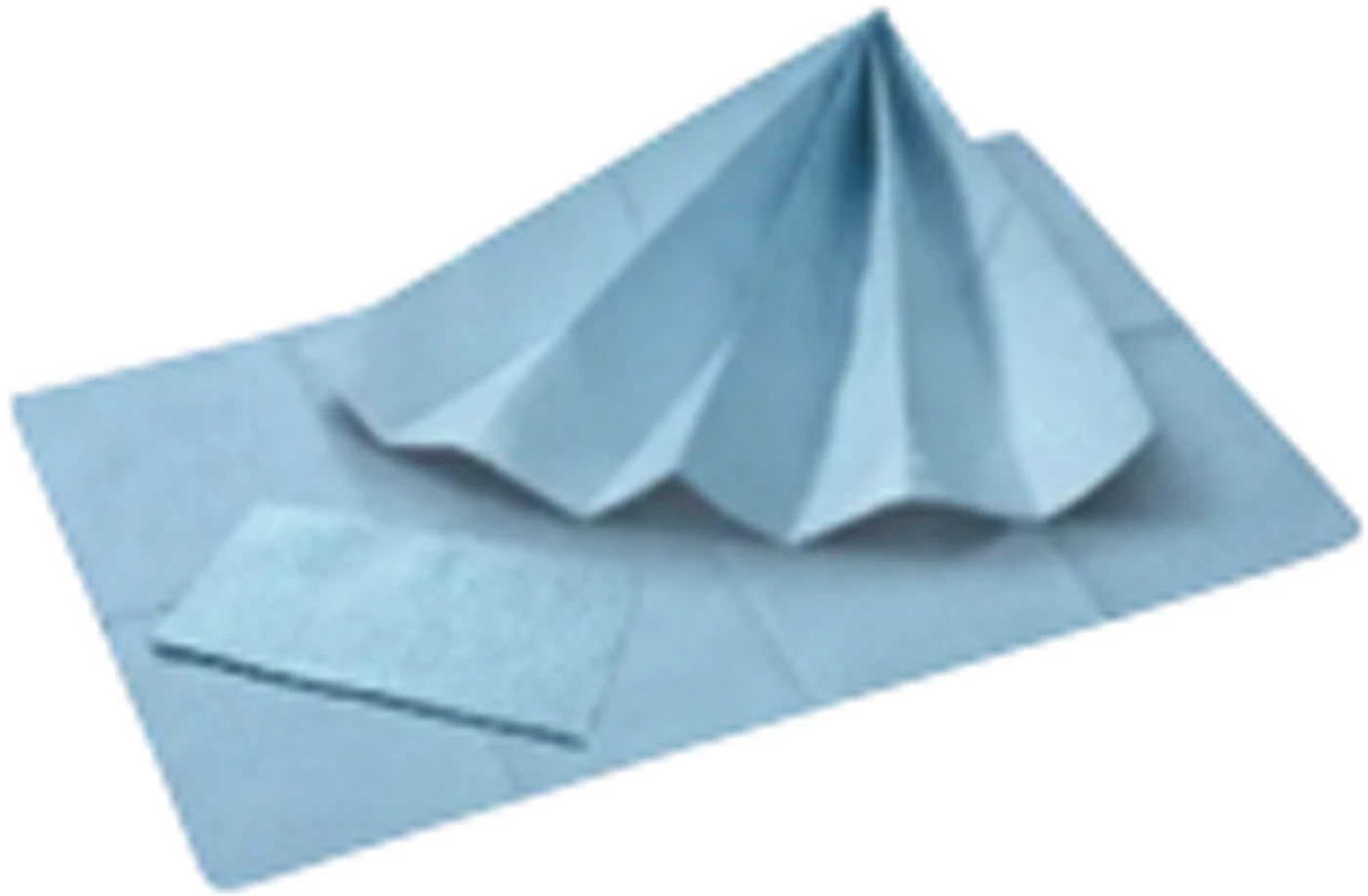 TOP SAFE Patientenservietten Karton 500 Stück ice blue, 33 x 45 cm, 2-lagig