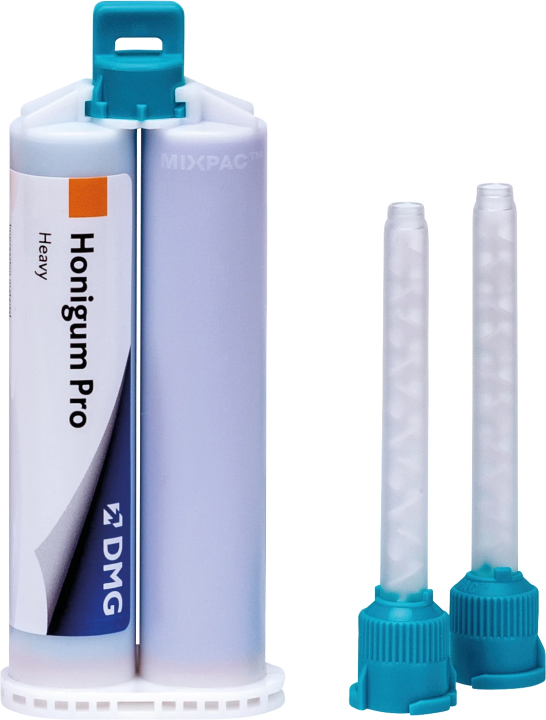Honigum Pro Heavy Packung 2 x 50 ml Doppelkartusche, 4 Automix-Tips