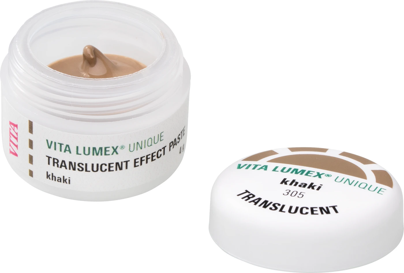 VITA LUMEX® UNIQUE Dose 4 g Paste translucent effect khaki