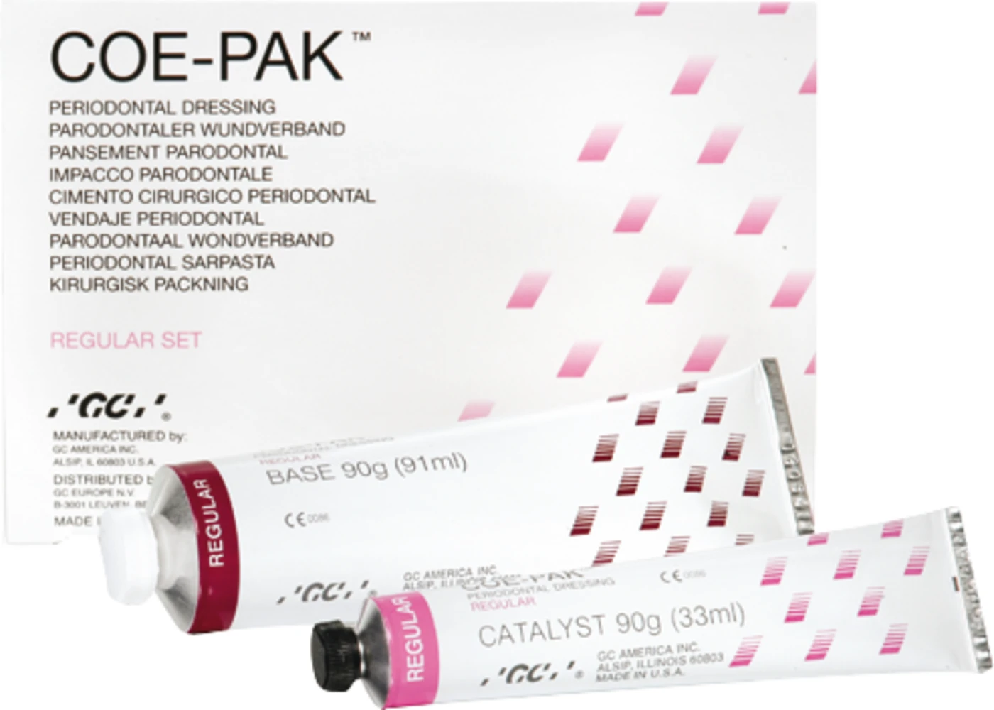 GC COE-PAK™ Packung 90 g Basis, 90 g Katalysatorpaste Regular