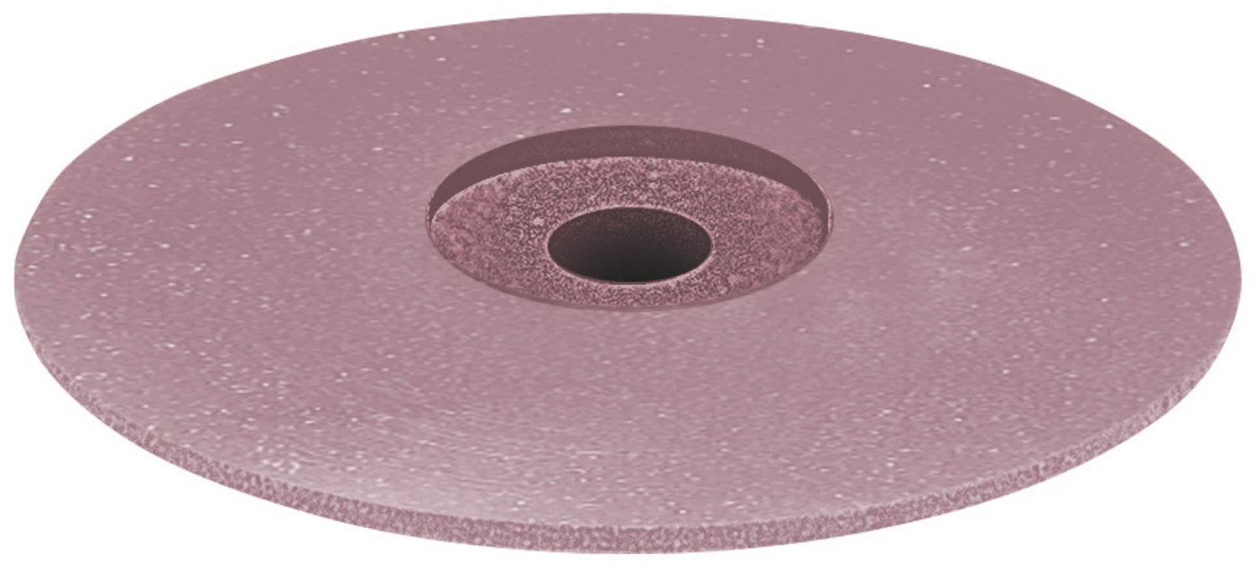 EVE DIAPOL® Stück unmontiert, rosa mittel, Figur Linse, 15 x 2,5 mm