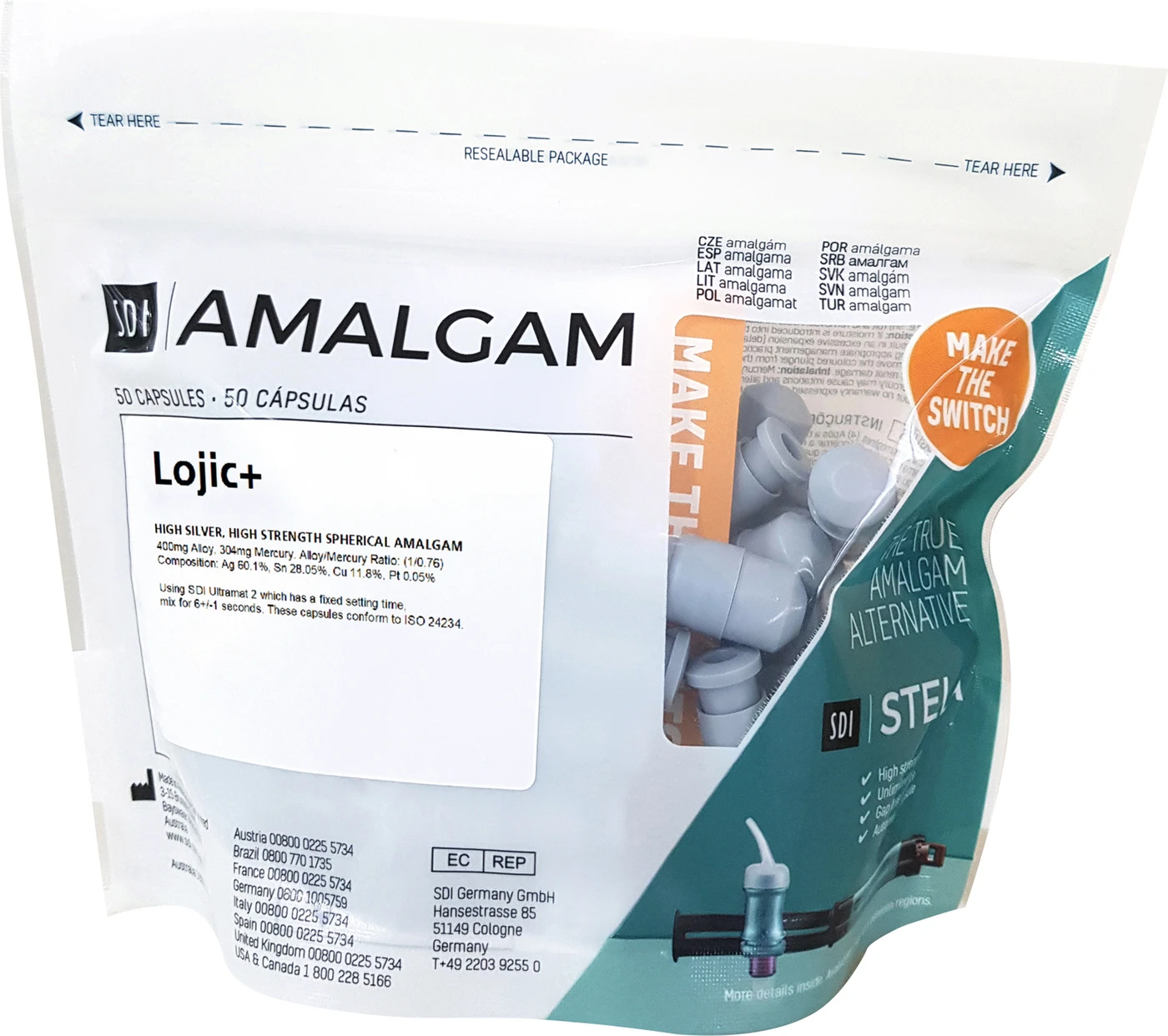 Lojic+ Packung 50 x 400 mg Kapsel Gr. 1 regular