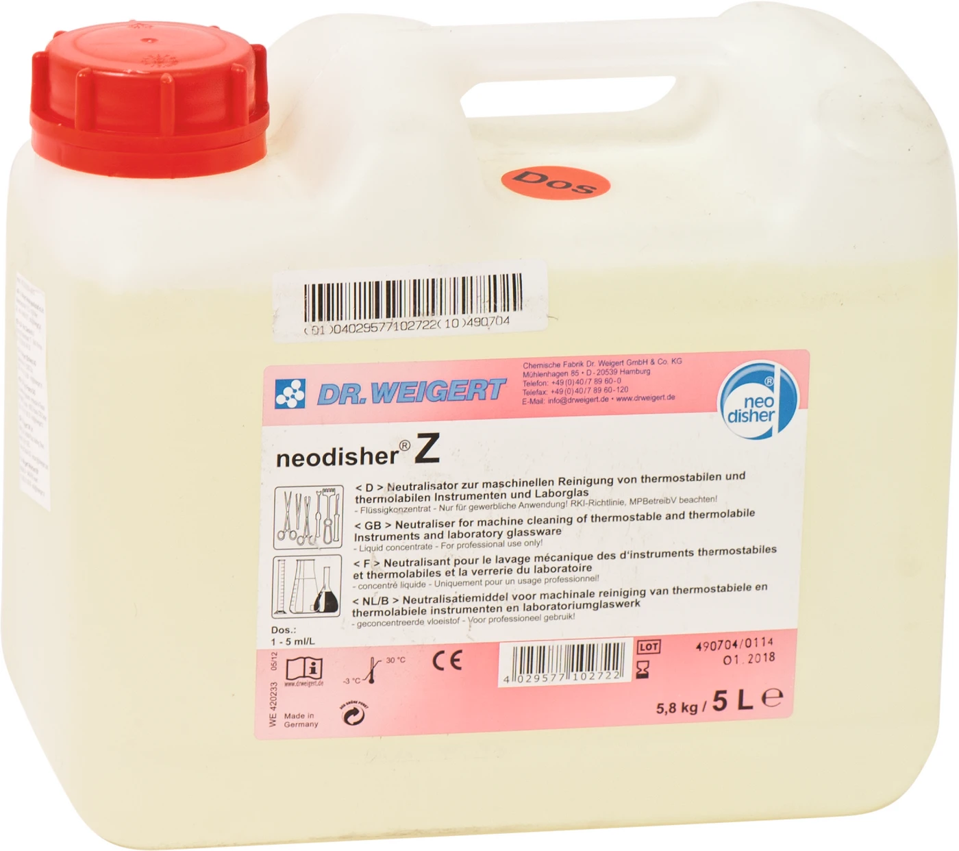 neodisher® Z Kanister 5 Liter