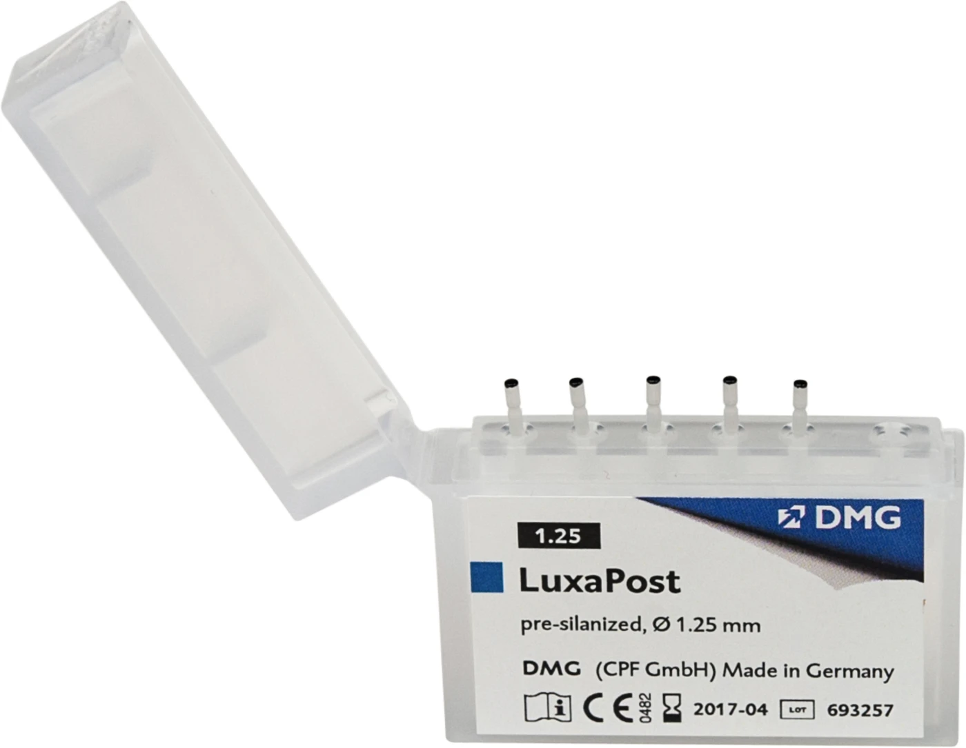 LuxaPost® Packung 5 Stifte Ø 1,25 mm