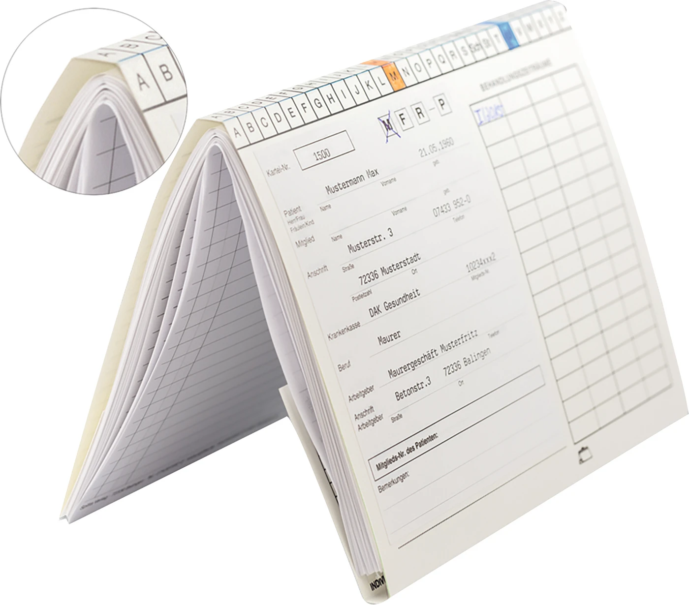 Maxi-Karteikarte A5 Packung 80 Stück weiß