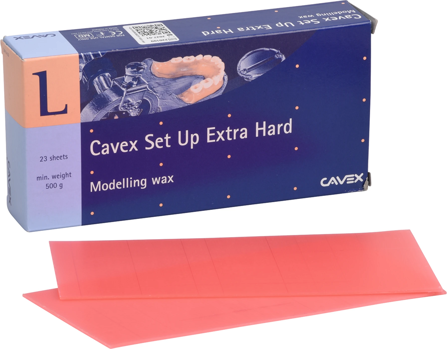 Set Up Modellierwachse Packung 500 g extra hard (23 Platten) Set Up Modellierwachse Packung 500 g extra hard (23 Platten)