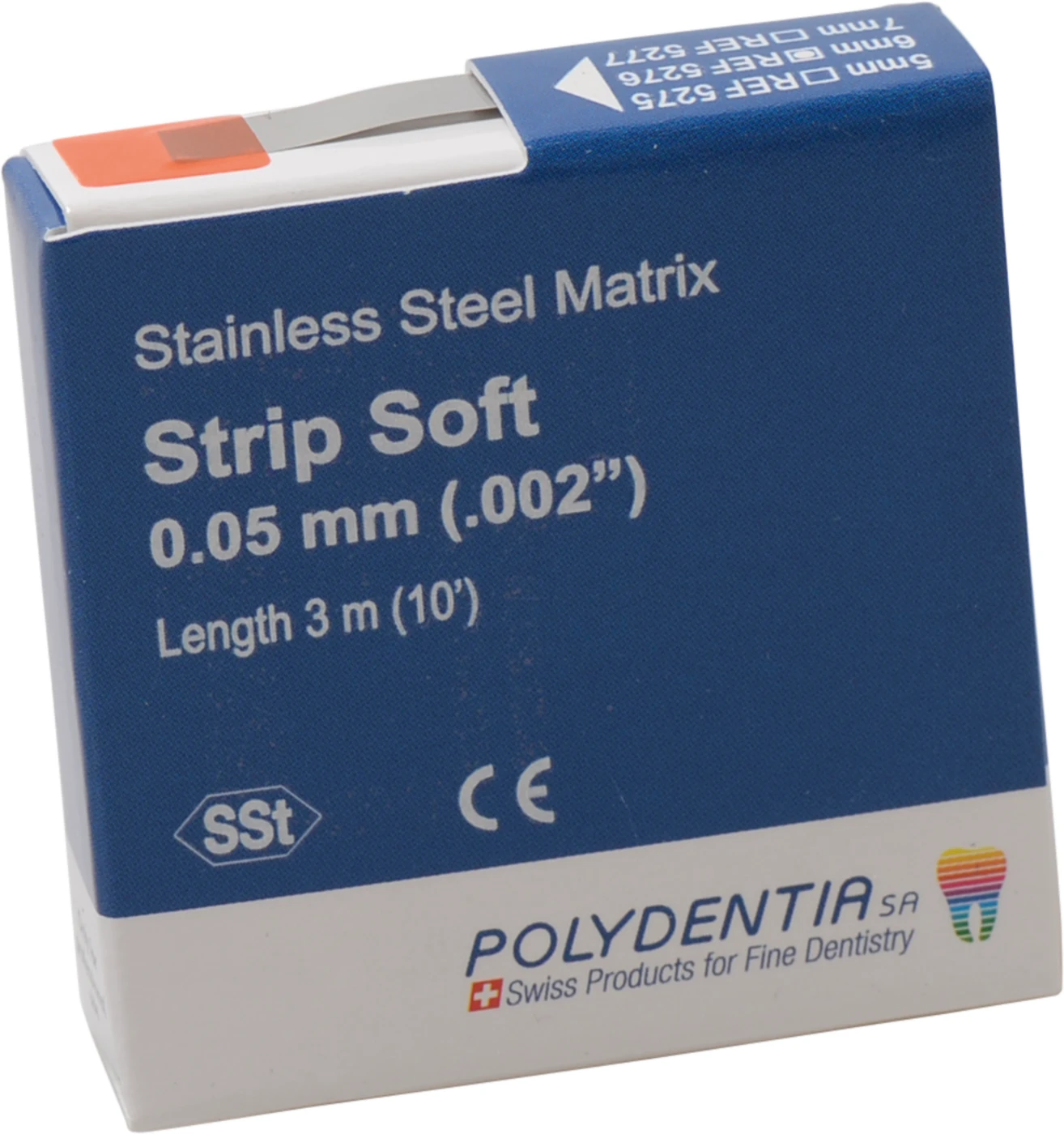Matrizenband Packung 3 m Band Breite 6 mm, Stärke 0,05 mm, soft