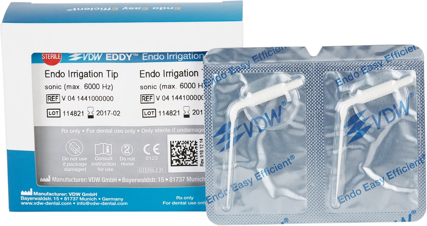 EDDY® Packung 5 x 2 Blister Spülspitzen steril