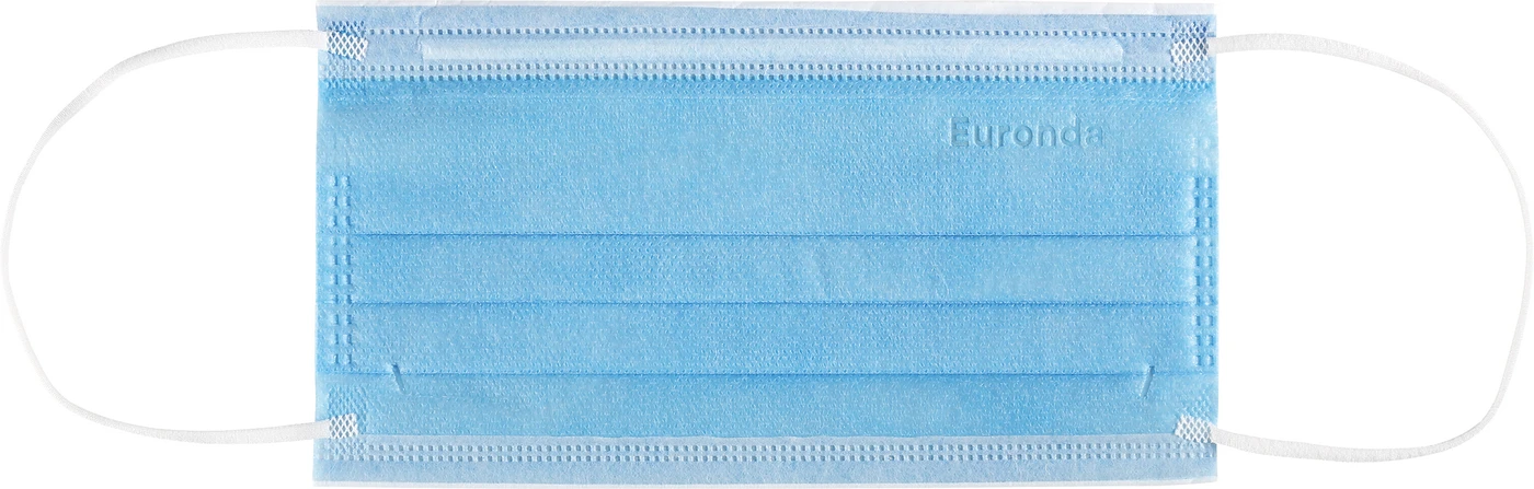 Monoart® Mundschutz Protection 4 Sensitive Box 50 Stück blau