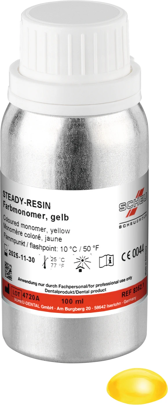 STEADY-RESIN Farbmonomere Flasche 100 ml gelb