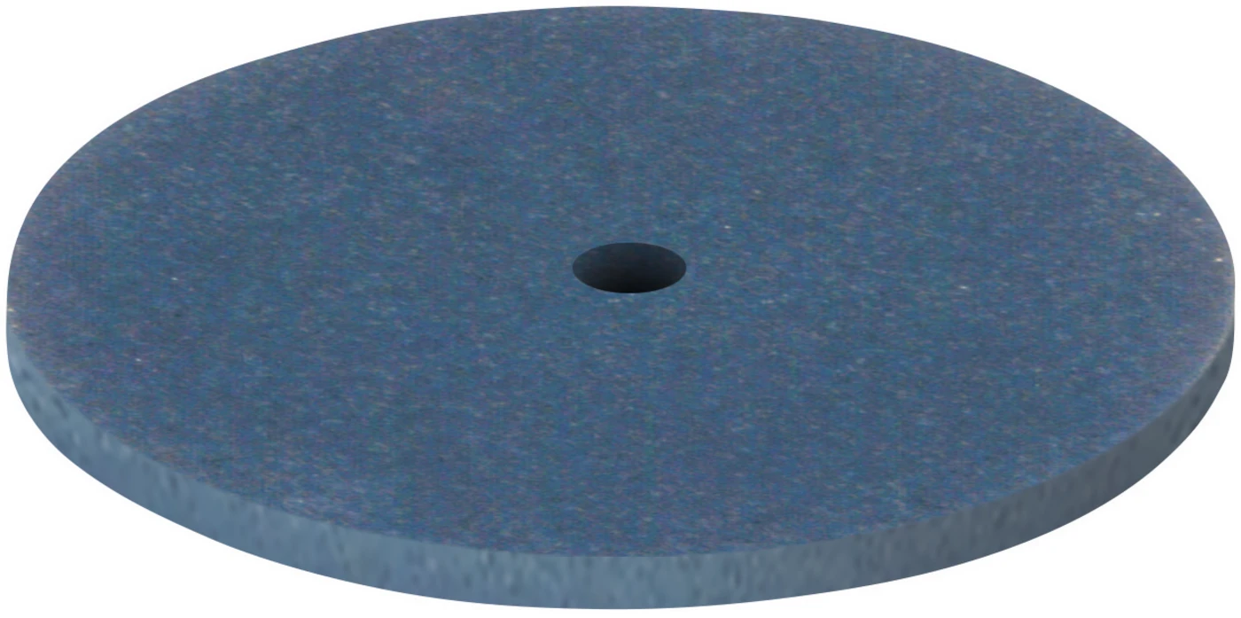 EVE CHROM PLUS Packung 100 Stück unmontiert, blau mittel, Figur 371 Scheibe, 22 x 1 mm
