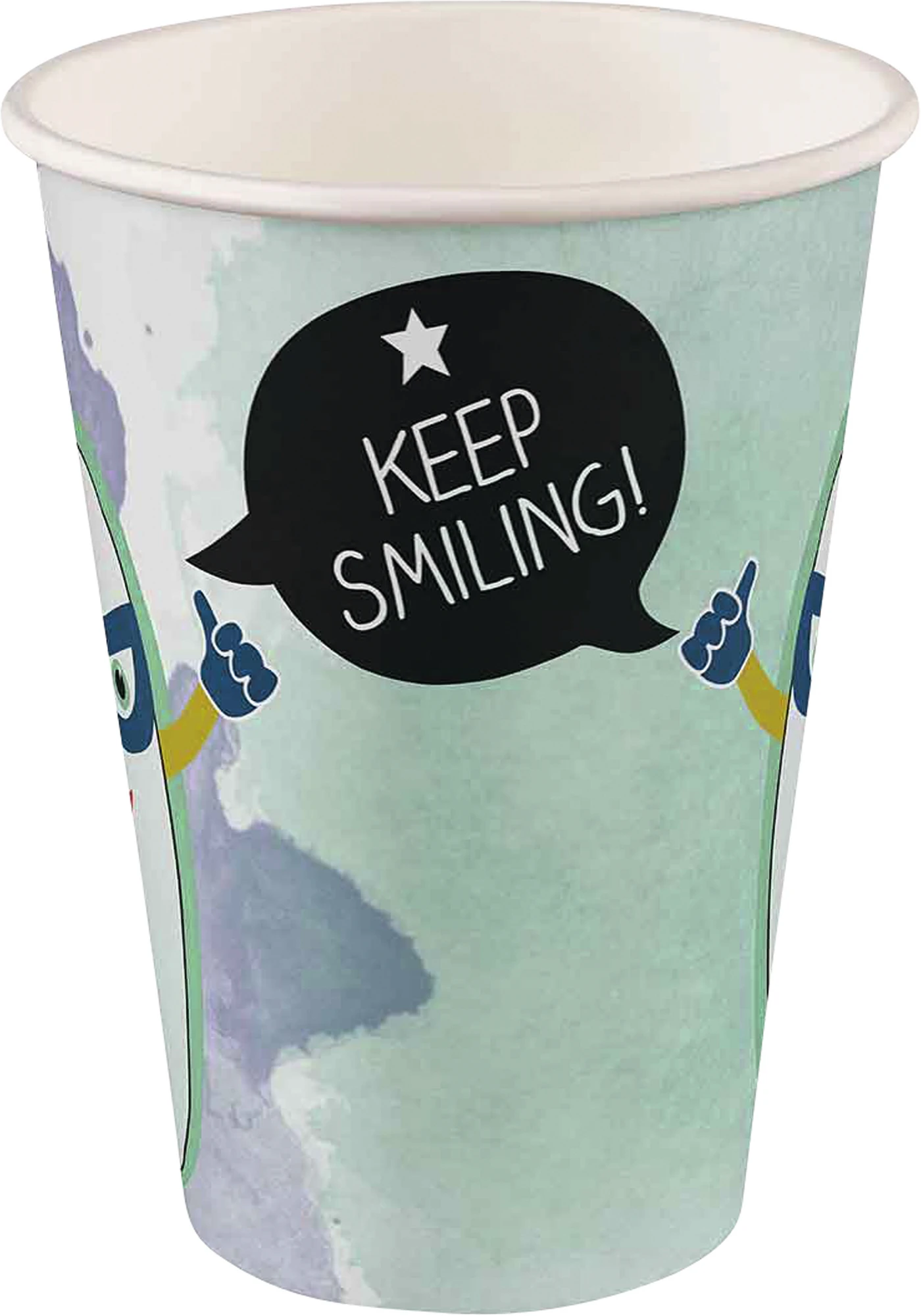 Mundspülbecher Hartpapier Karton 2.000 Stück keep smiling Mundspülbecher Hartpapier Karton 2.000 Stück keep smiling