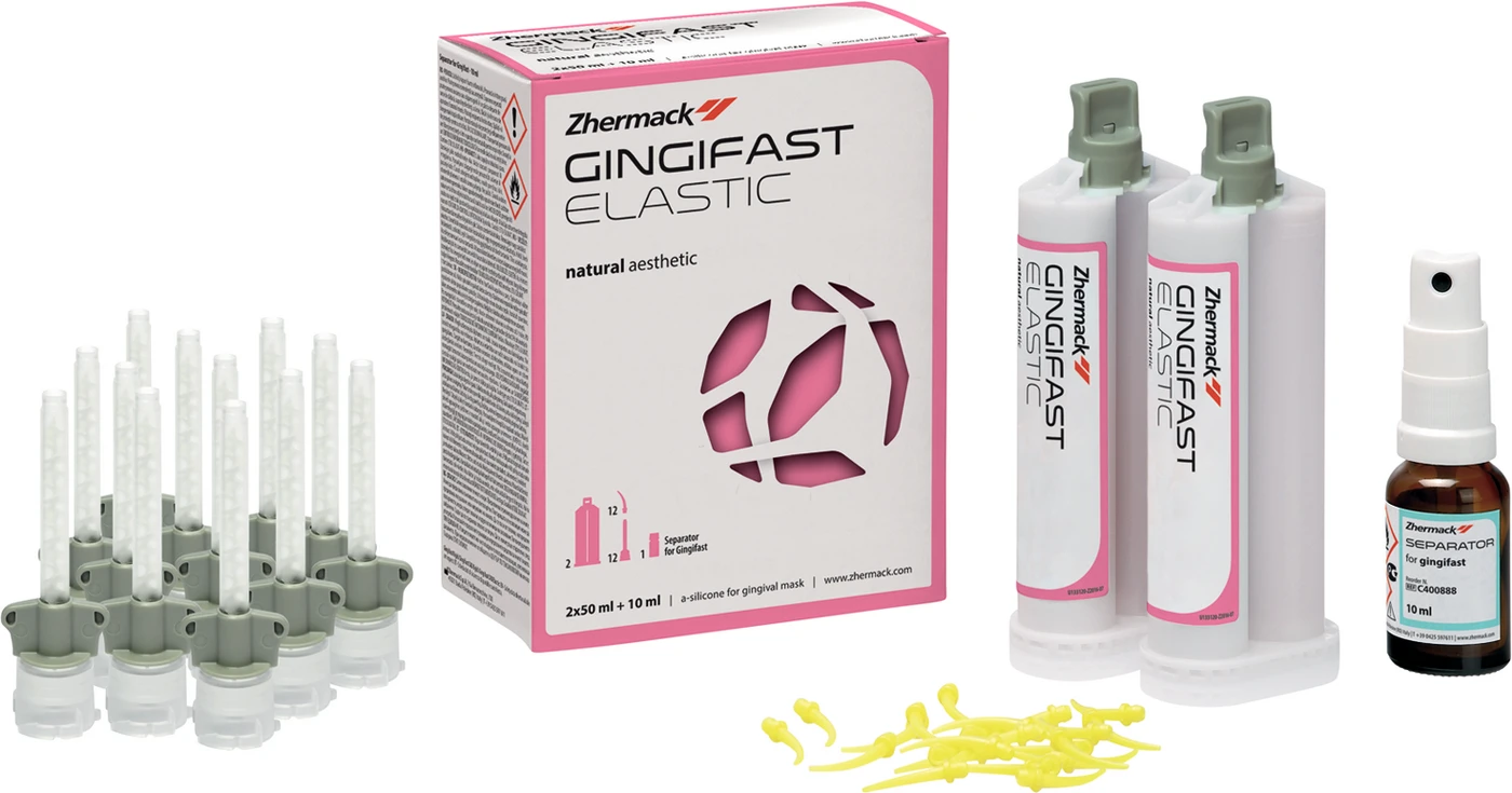 Gingifast Elastic Packung 2 x 50 ml Doppelkartusche