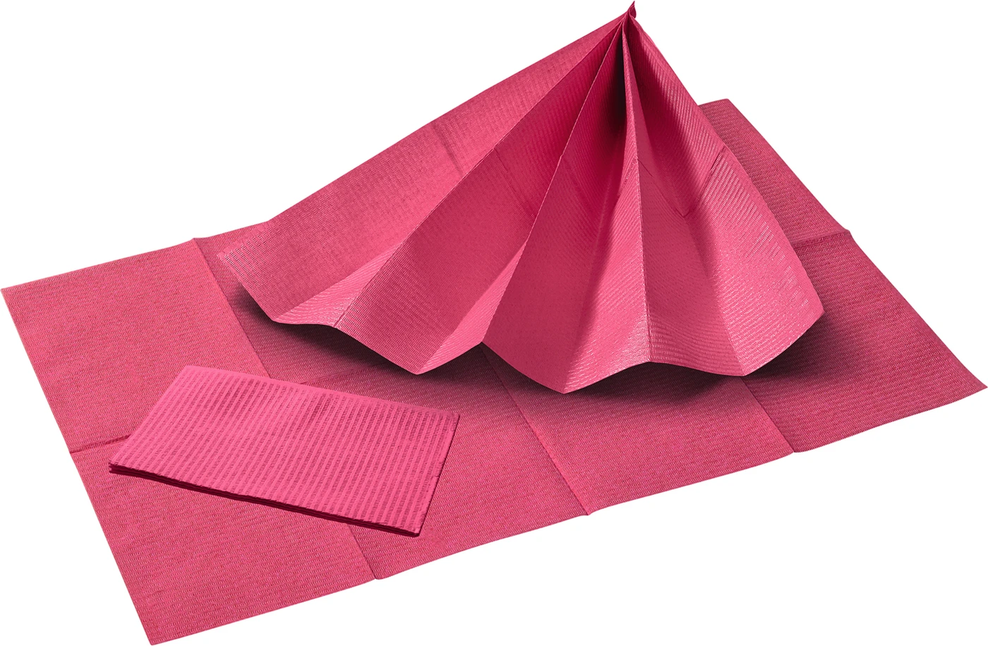 TOP SAFE Patientenservietten Karton 10 x 50 Stück fuchsia, 33 x 45 cm, 2-lagig