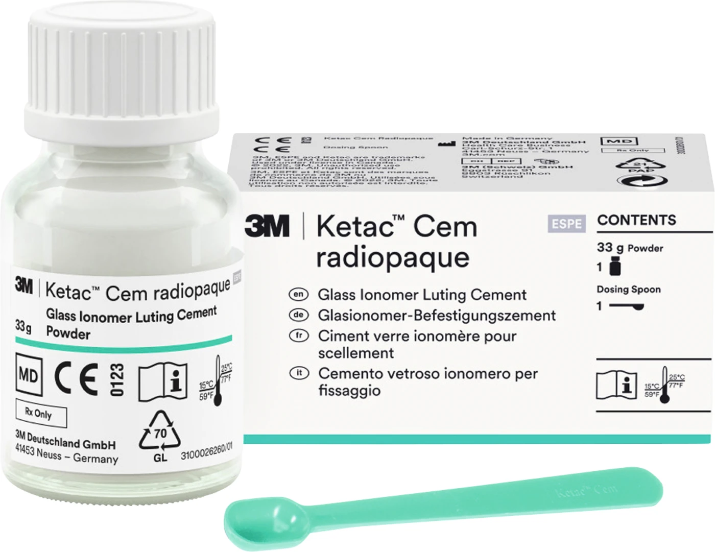 Ketac™ Cem radiopaque Packung 33 g Pulver