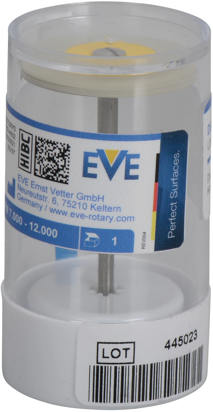 EVE DIAPOL® Stück grau fein, HP, Figur Linse, 26 x 2 mm