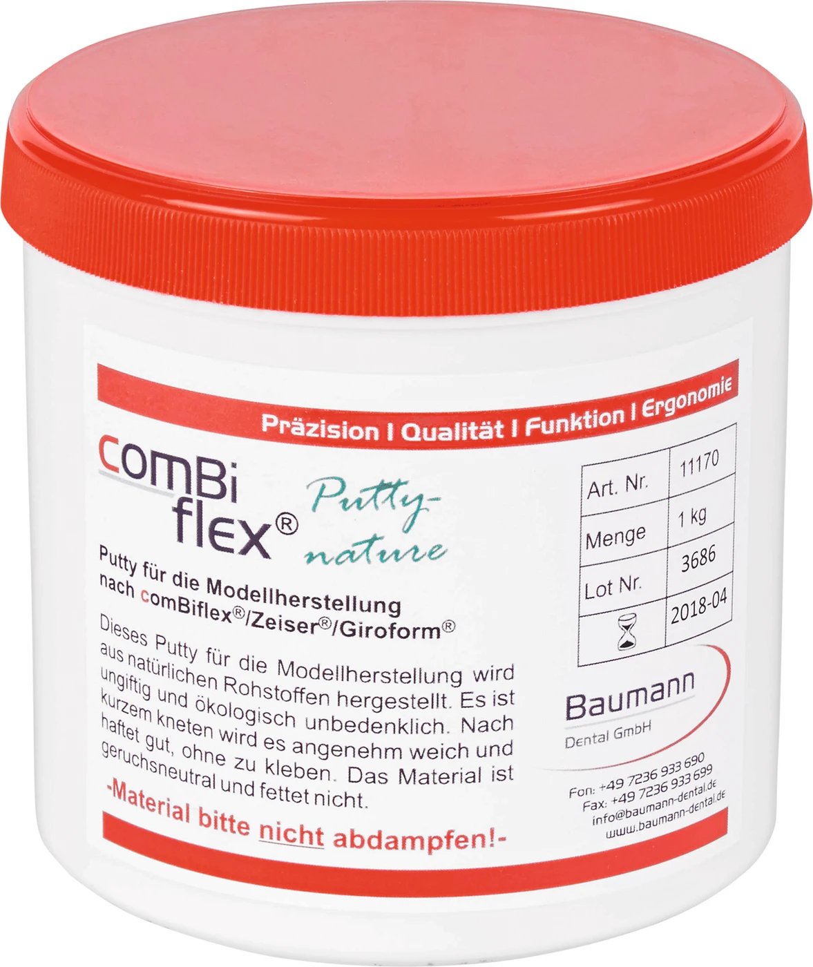 Combi Flex Knetsilikon Dose 1 kg Putty beige