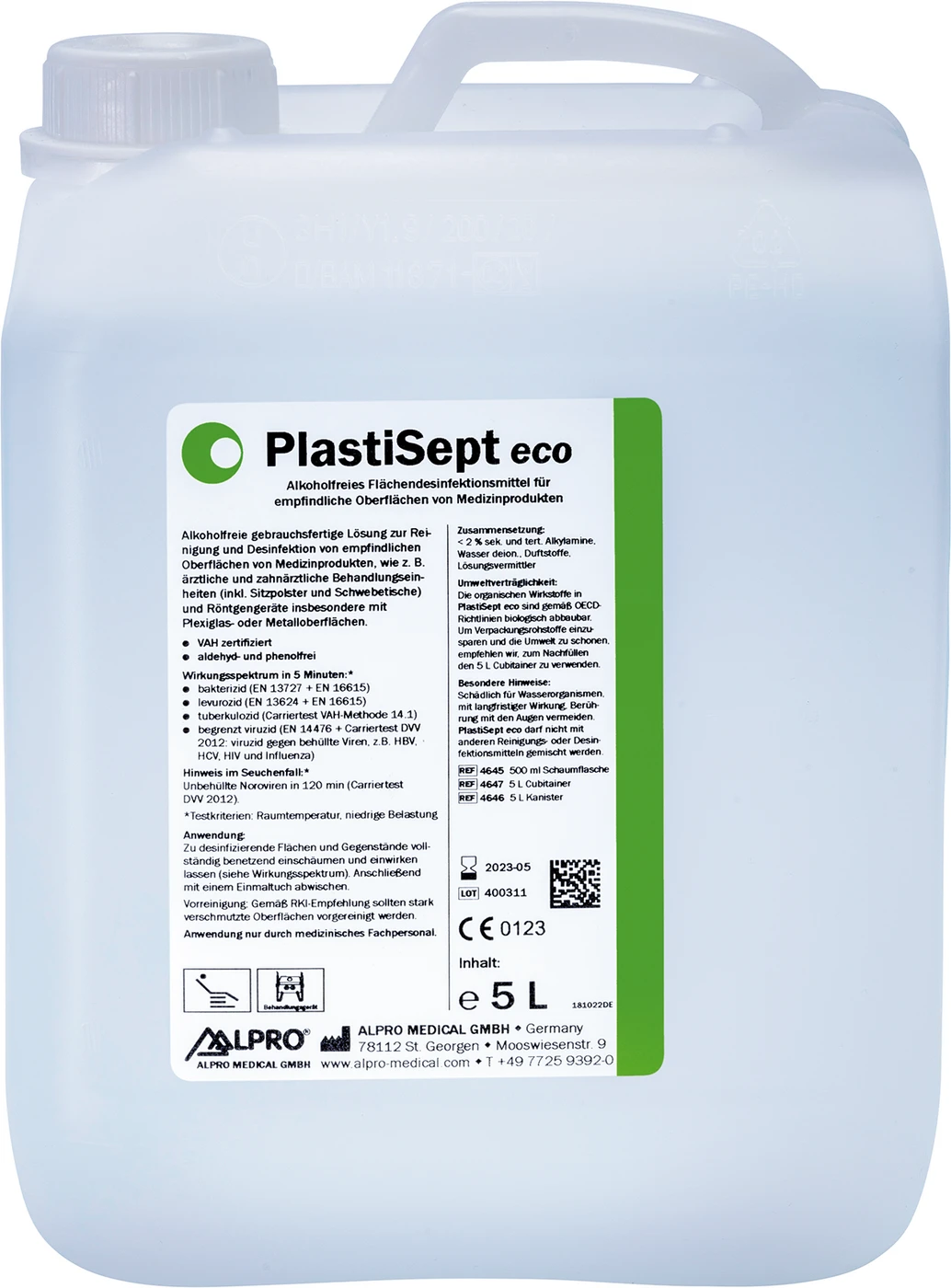 PlastiSept eco Kanister 5 Liter