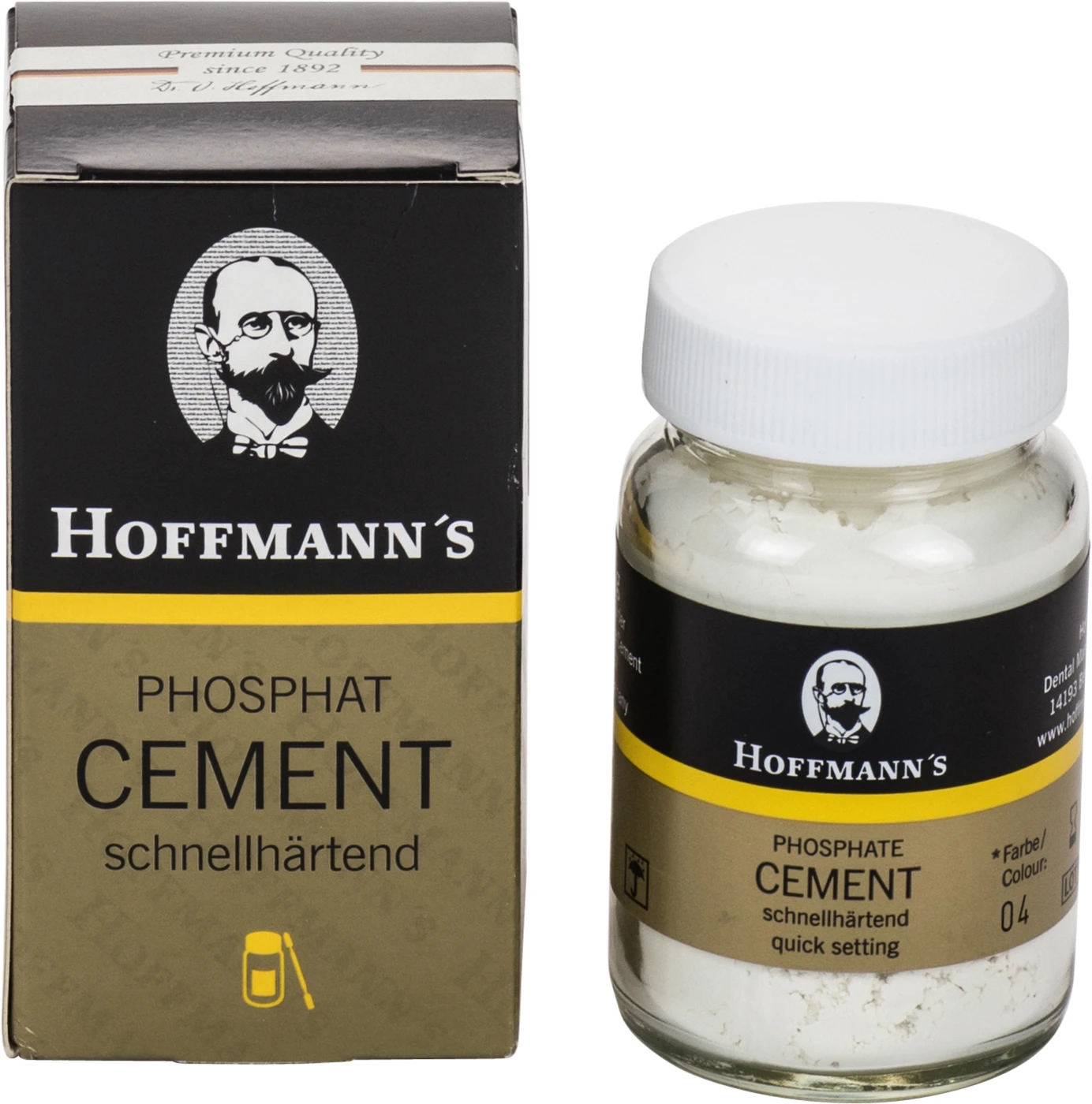 HOFFMANN´S CEMENT Packung 100 g Pulver schnellhärtend hellgelb