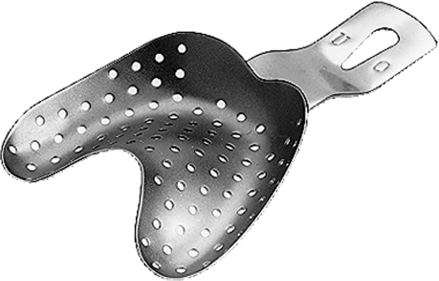 Abdrucklöffel nach Ehricke Stück OK Größe UO/2, perforiert