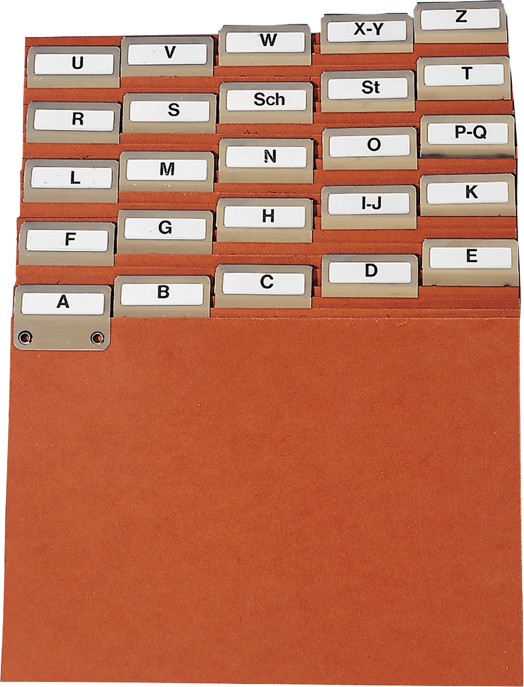 Leitregister A - Z für Karteikarten Stück