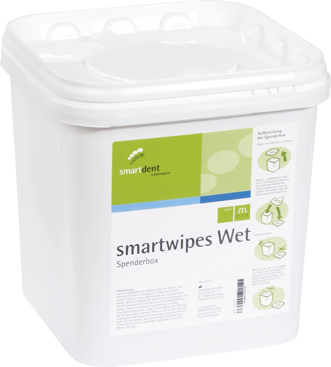 smartwipes Wet Leereimer Stück