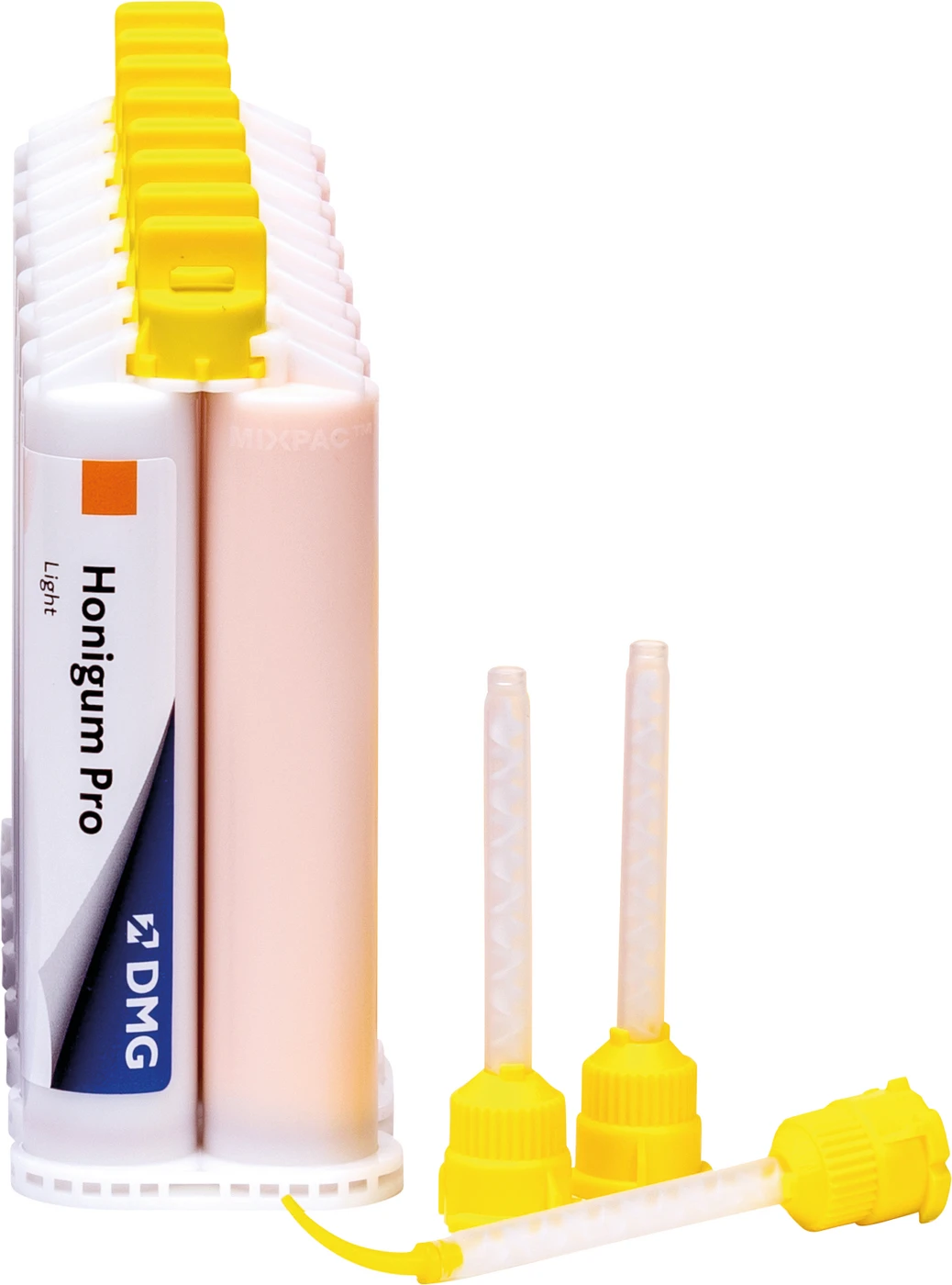Honigum Pro Light Vorteilspackung 8 x 50 ml Doppelkartusche, Zubehör