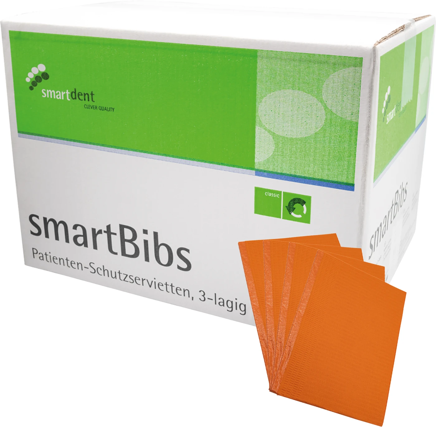 smartBibs Karton 500 Stück orange