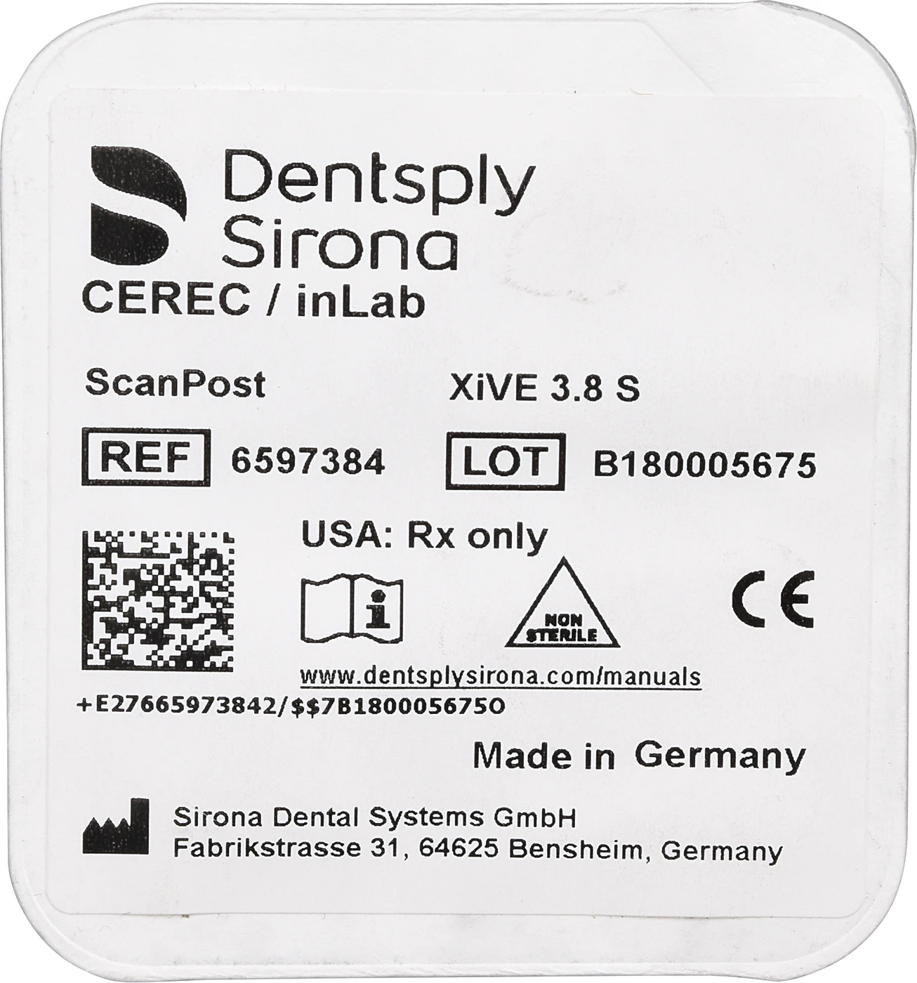 ScanPost Stück Xive 3.8 S