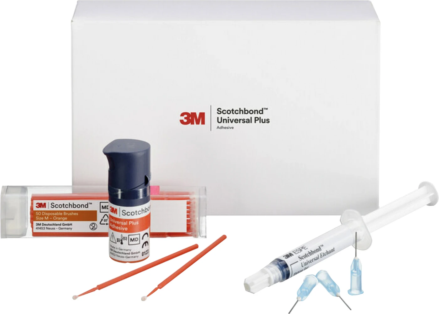 Scotchbond™ Universal Plus Adhäsiv Intro Kit 5 ml Flasche, 3 ml Spritze, Zubehör