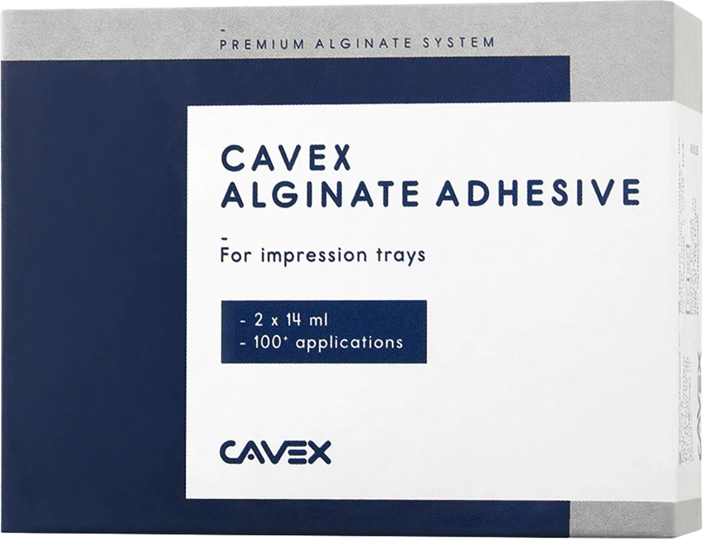 Cavex alginate adhesive Packung 2 x 14 ml