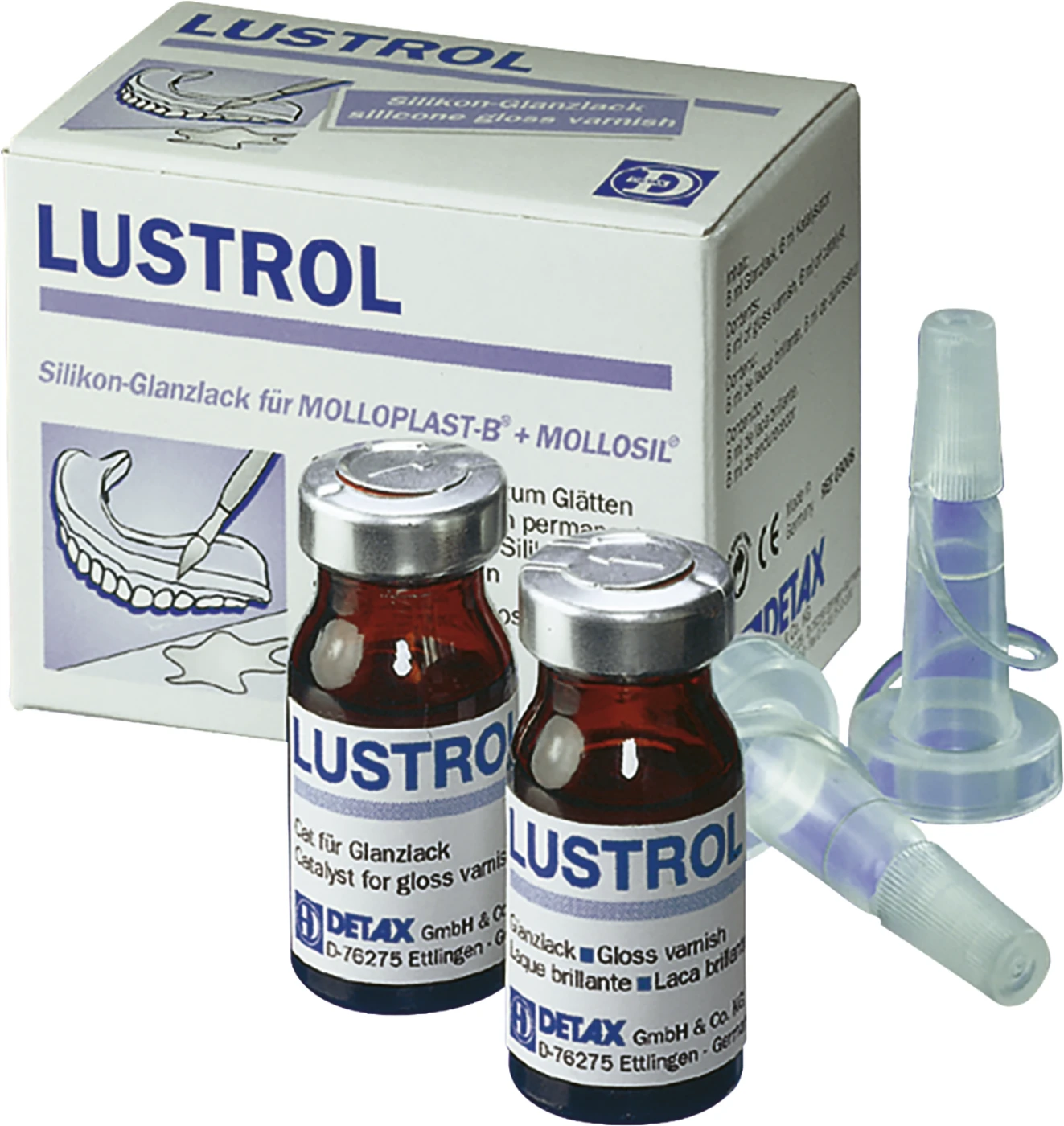 LUSTROL Packung 2 x 6 ml Glanzlack