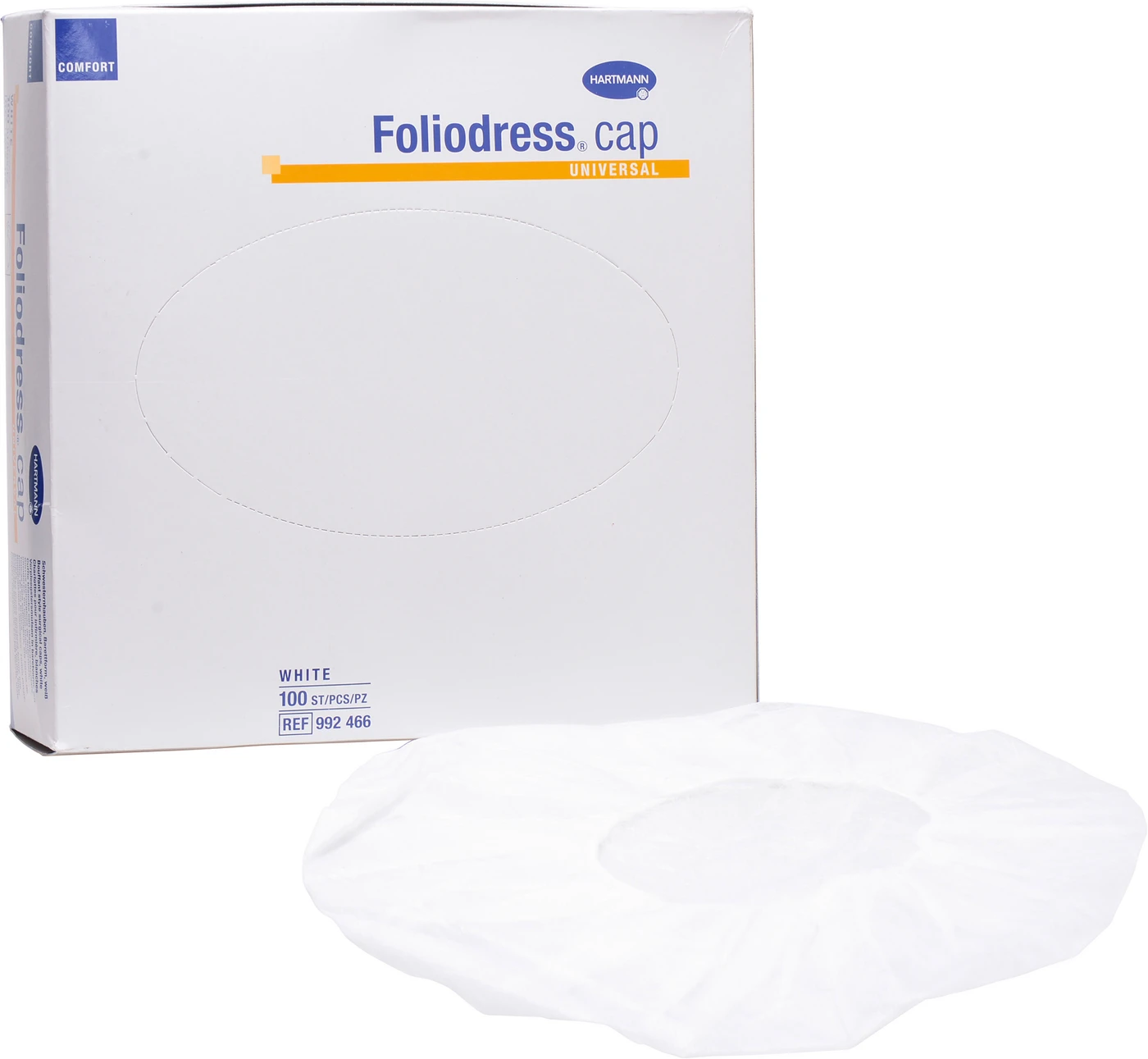 Foliodress® cap COMFORT UNIVERSAL Packung 100 Stück weiß