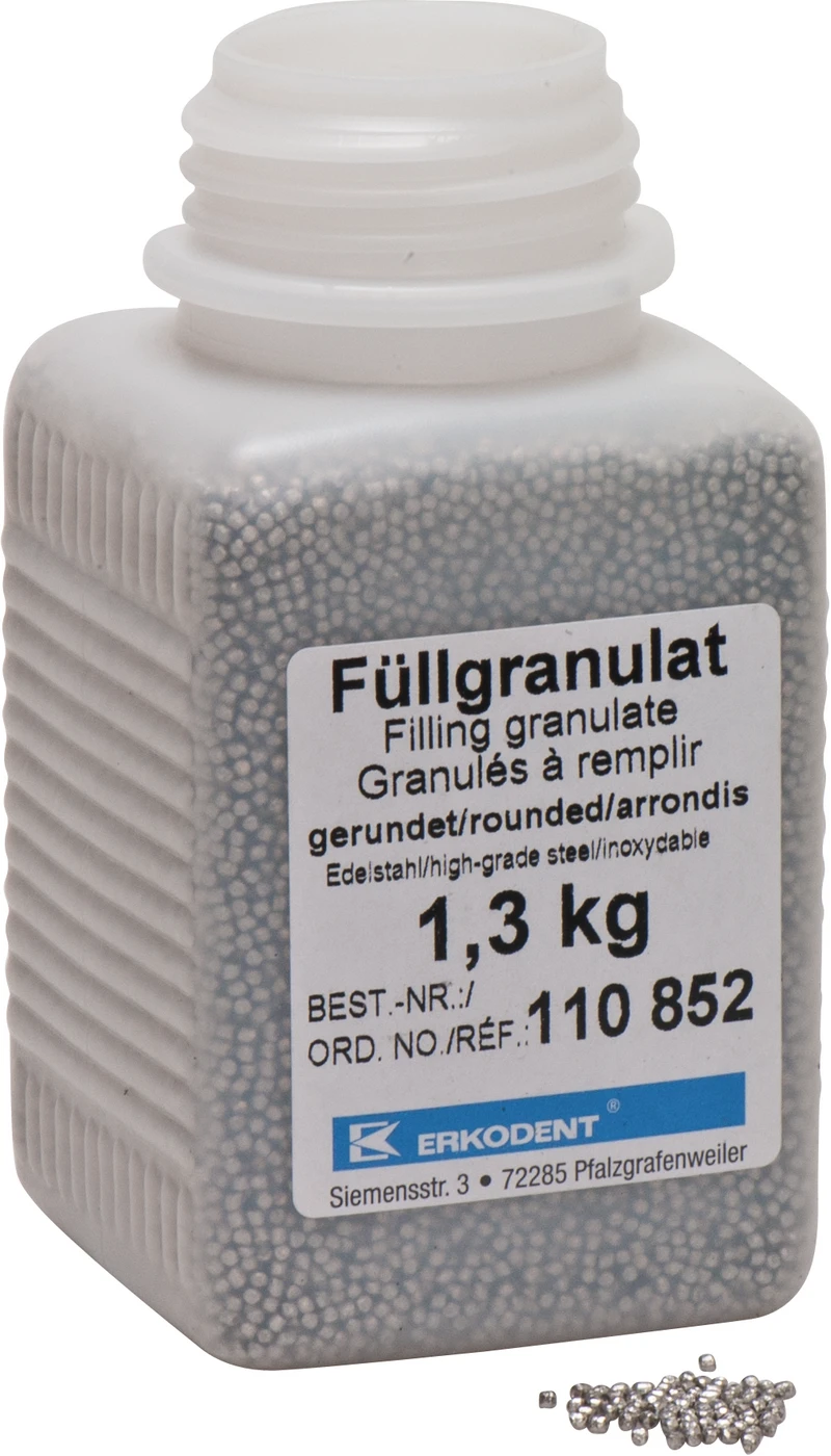 Füllgranulat Edelstahl Packung 1,3 kg gerundet