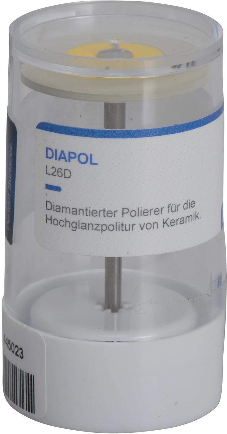 EVE DIAPOL® Stück grau fein, HP, Figur Linse, 26 x 2 mm