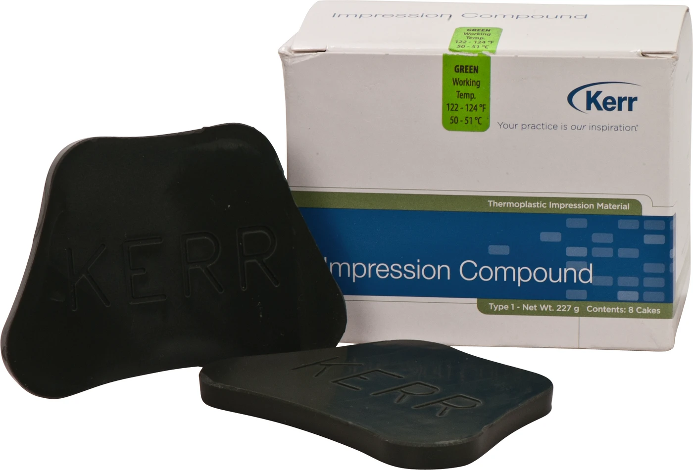 Impression Compound Packung 8 Platten grün