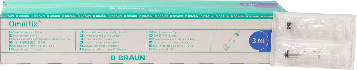 Omnifix® Solo Luer Packung 100 Stück 3 ml, Luer
