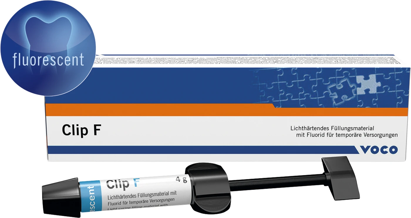 Clip F Packung 2 x 4 g Spritze luoreszierend