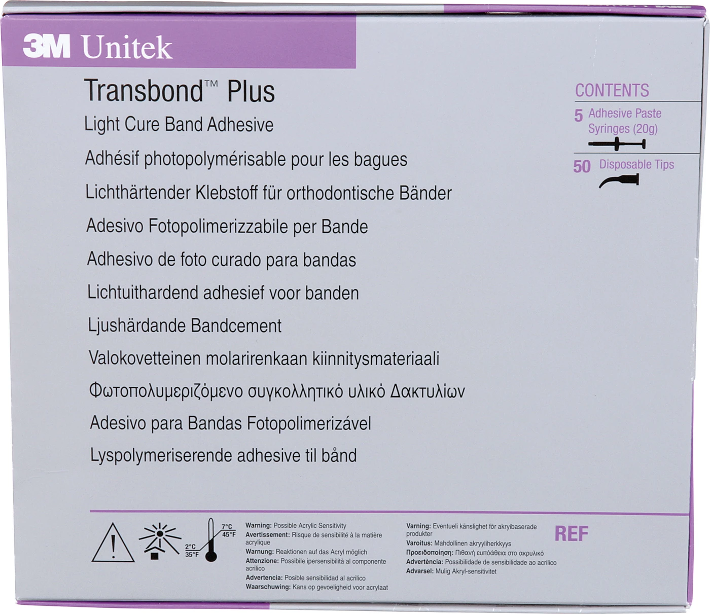 3M™ Transbond™ PLUS Kit 5 x 4 g Spritzen, 50 Einwegspritzen