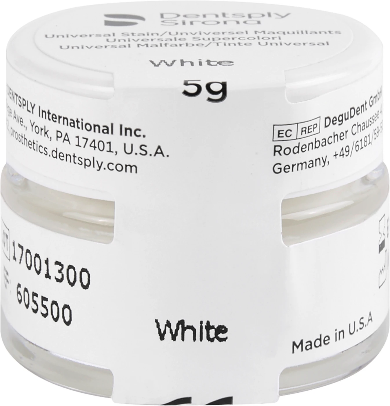 DS® universal Malfarben Packung 5 g stain white