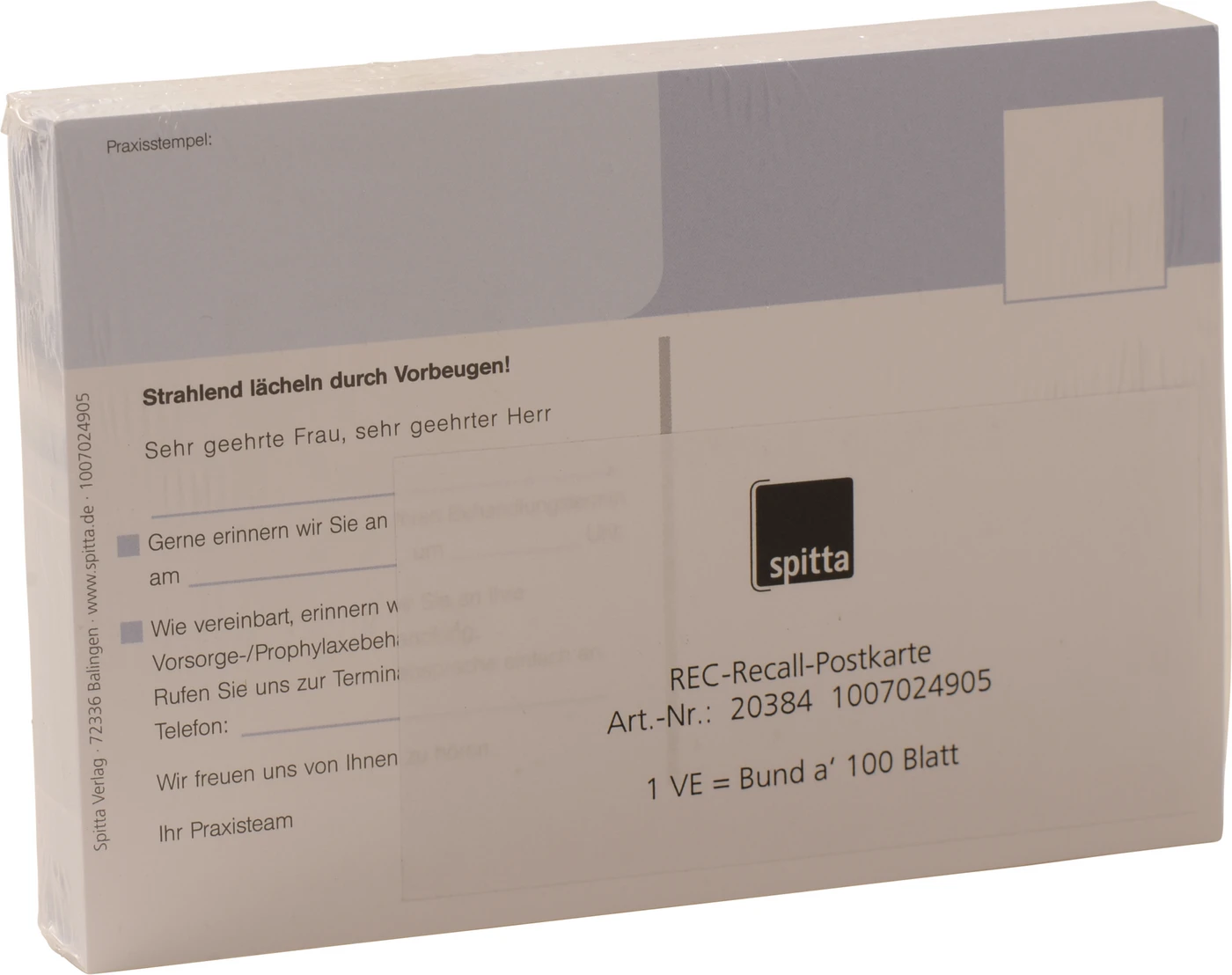 REC Recall Postkarte Packung 100 Stück