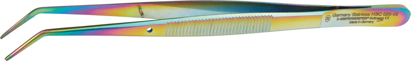 Pinzetten nach College Stück 150 mm, gerieft