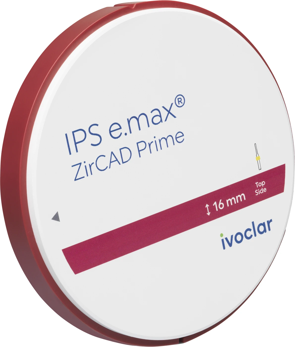 IPS e.max® ZirCAD Prime Stück Ø 98,5 mm H 16 mm, A3 IPS e.max® ZirCAD Prime Stück Ø 98,5 mm H 16 mm, A3