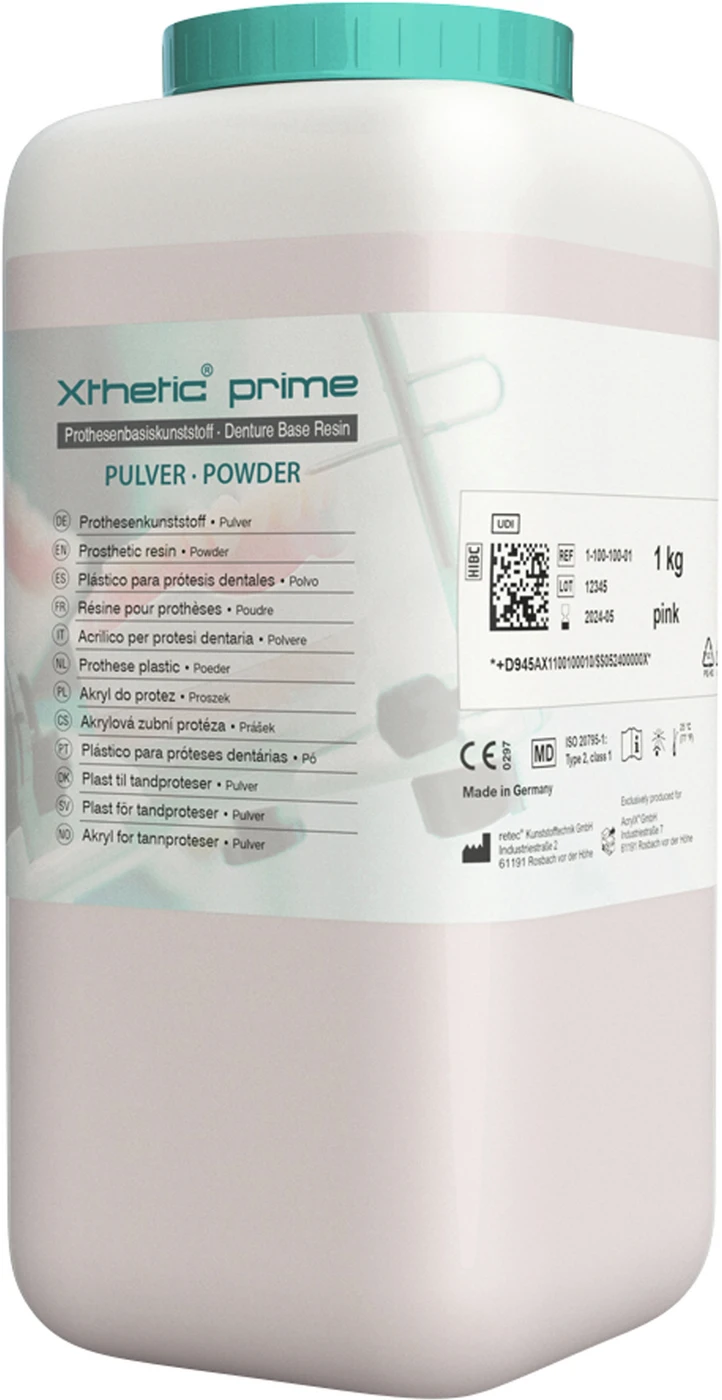 Xthetic® prime Dose 1.000 g Pulver pink